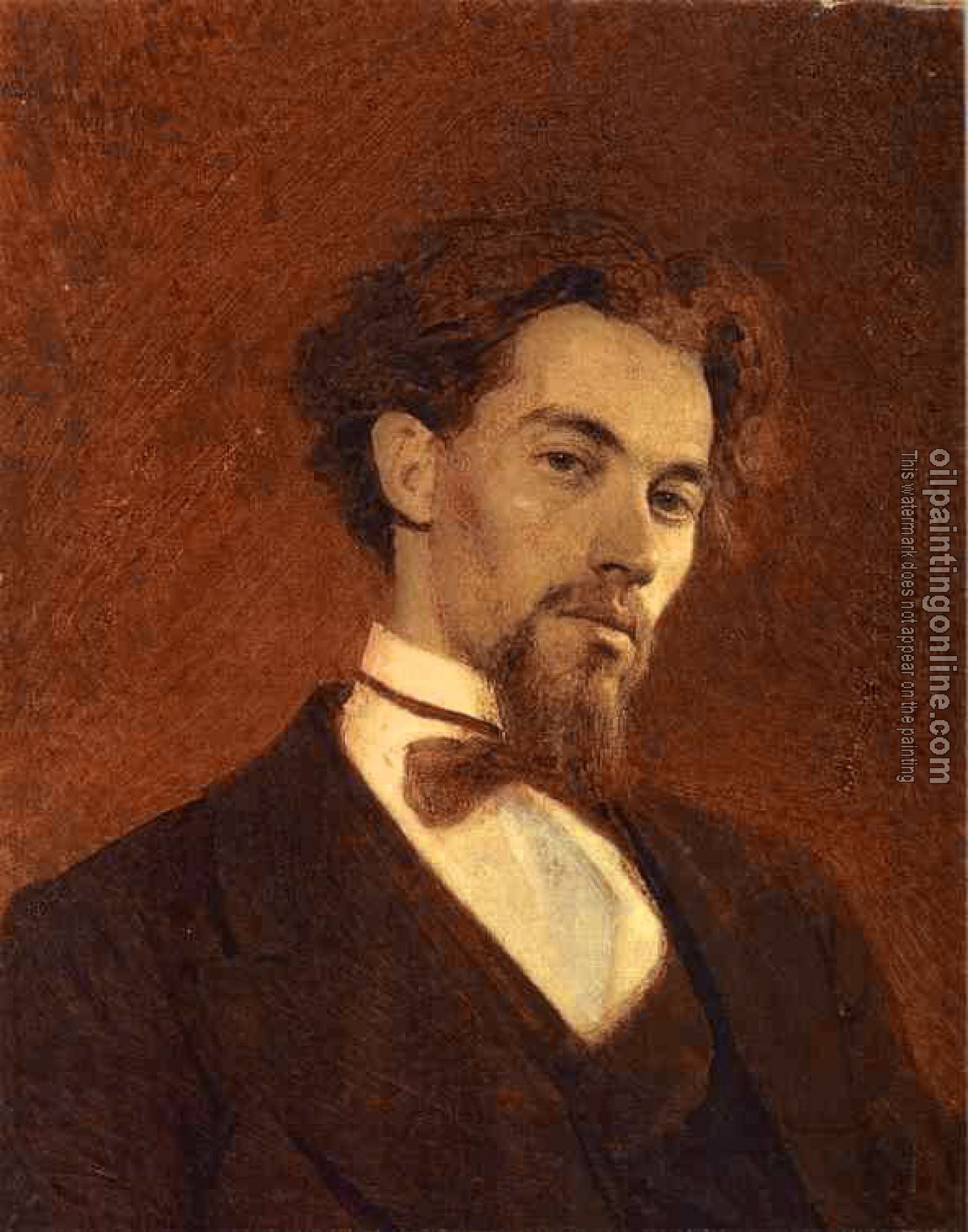Ivan Nikolaevich Kramskoy - Portrait of the Artist Konstantin Savitsky